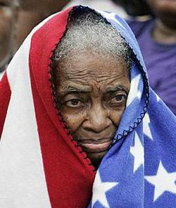grandma US flag